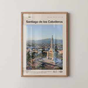 Santiago de los Caballeros Poster, Santiago de los Caballeros Wandkunst, Santiago de los Caballeros Poster, Dominikanische Republik