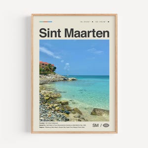 Sint Maarten Druck schwarz weiß Nr. 1, Sint Maarten Wandkunst, Sint Maarten Poster, Sint Maarten Foto, Sint Maarten Karte, Karibik