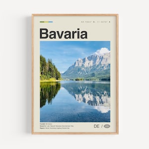 Bayern Print schwarz weiß, Bayern, Wand Kunst, Bayern Poster, Bayern Foto, Bayern Wand Dekoration, Bayern Karte, Deutschland