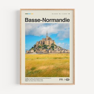 Basse Normandie Print Schwarz weiß, Basse Normandie Kunst, Basse Normandie Poster, Foto, Basse Normandie Wand Dekoration, Basse Normandie Karte