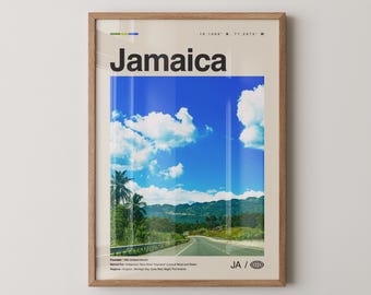 Impresión n.° 1 de Jamaica, arte mural de Jamaica, póster de Jamaica, foto de Jamaica, decoración de pared de Jamaica, Kingston, Caribe