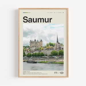 Saumur Print Schwarz und weiß, Saumur Wandkunst, Saumur Poster, Saumur Foto, Saumur Wanddekor, Saumur Karte, Frankreich