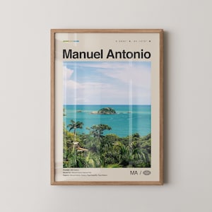 Manuel Antonio Nationalpark Druck, Manuel Antonio Wandkunst, Manuel Antonio Poster, Manuel Antonio Foto, Costa Rica