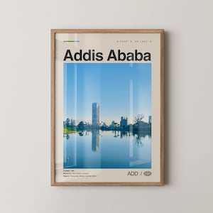 Addis Ababa Print, Addis Ababa Wall Art, Addis Ababa Poster, Addis Ababa Photo, Ethiopia Print, Ethiopia, Abäba Abeba Africa