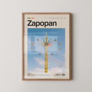 Zapopan Print Mexico, Zapopan Wall Art, Zapopan Poster, Zapopan Photo, Basílica de Zapopan, Andares Shopping Center, Plaza de las