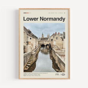 Basse-Normandie Druck Schwarzweiß, Basse-Normandie Wandbild, Basse-Normandie Poster, Basse-Normandie Foto, Wandbild, Karte von Basse-Normandie