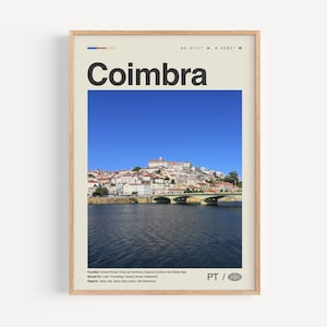 Coimbra Print Schwarz weiß, Coimbra Wandkunst, Coimbra Poster, Coimbra Foto, Coimbra Wanddekoration, Coimbra Karte, Portugal