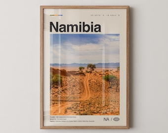 Namibia Print, Namibia Wall Art, Namibia Poster, Namibia Photo, Namibia Wall Decor, Country Art Print, Windhoek, Africa