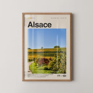Alsace Print, Alsace Wall Art, Alsace Poster, Alsace Photo, Alsace Wall Décor, Alsace Map, France