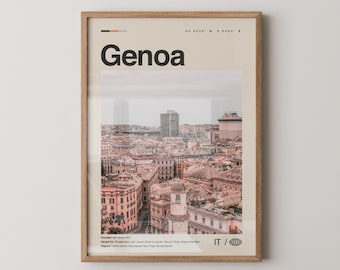 Genoa Print Black and White, Genoa Wall Art, Genoa Poster, Genoa Photo, Genoa Wall Décor, Italy, Genova, Italia, Zêna, Genua