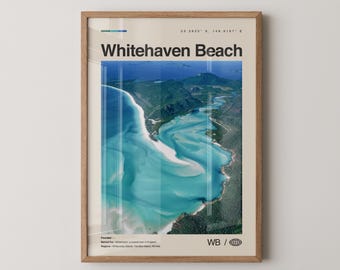 Whitehaven Beach Print, Whitehaven Beach Wall Art, Whitehaven Beach Poster, Whitehaven Beach Photo, Queensland, Australia