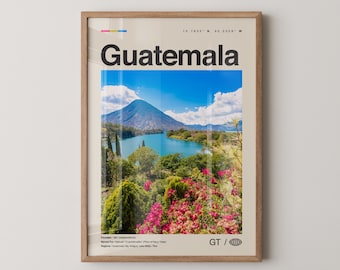 Guatemala Print No 2, Guatemala Wall Art, Guatemala Poster, Guatemala Photo, Guatemala Wall Decor, Central America