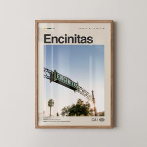 Encinitas Print California, Encinitas Wall Art, Encinitas Poster, Encinitas Photo, Moonlight Beach, San Diego Botanic Garden, Swami’s Beach