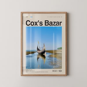 Cox’s Bazar Print Bangladesh, Cox’s Bazar Wall Art, Cox’s Bazar Poster, Cox’s Bazar Photo, World’s Longest Beach, Inani Beach, Himchari