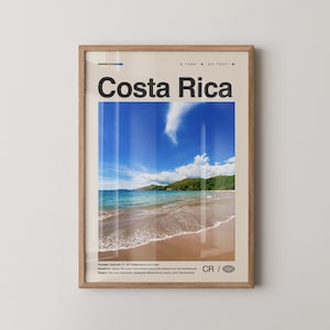 Costa Rica Print No 1, Costa Rica Wall Art, Costa Rica Poster, Costa Rica Photo, Costa Rica Wall Decor, San José