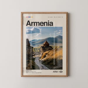 Impresión de Armenia, Arte mural de Ereván, Póster de Armenia, Foto de Ereván, Templo de Garni, Khor Virap, Plaza de la República, Complejo Cascade
