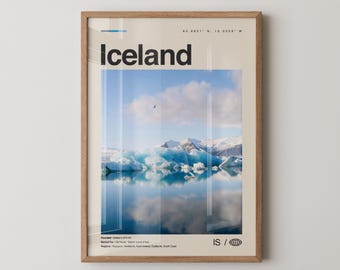 アイスランドプリントNo.2、アイスランドウォールアート、アイスランドポスター、アイスランド写真、アイスランドウォールデコレーション、アイスランド、レイキャビク、ヨーロッパ
