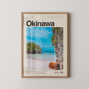 Okinawa Print Japan, Okinawa Wall Art, Okinawa Poster, Okinawa Photo, Okinawa, Shuri Castle, Naha, Ishigaki Island, Churaumi Aquarium, Cape