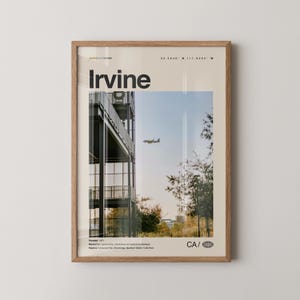 Irvine Print California, Irvine Wall Art, Irvine Poster, Irvine Photo, Orange County Great Park, Irvine Spectrum Center, Bommer Canyon