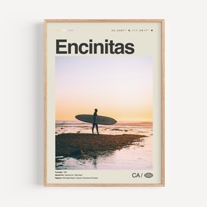 Encinitas Print Kalifornien, Encinitas Wandkunst, Encinitas Poster, Encinitas Foto, Moonlight Beach, San Diego Botanic Garden, Swami’s Beach