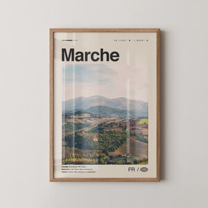 Marche Print, Marche Wall Art, Marche Poster, Marche Photo, Marche Wall Décor, Marche Map, France