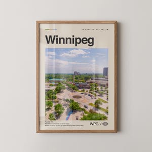 Winnipeg Print No 2, Winnipeg Wall Art, Winnipeg Poster, Winnipeg Photo, Winnipeg Wall Decor, Manitoba, Canada, America