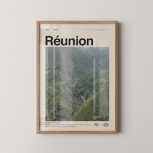 Reunion Print, Réunion Wall Art, Réunion Poster, Réunion Photo, Réunion Wall Decor, Reunion, La Réunion, Île Bourbon, Africa