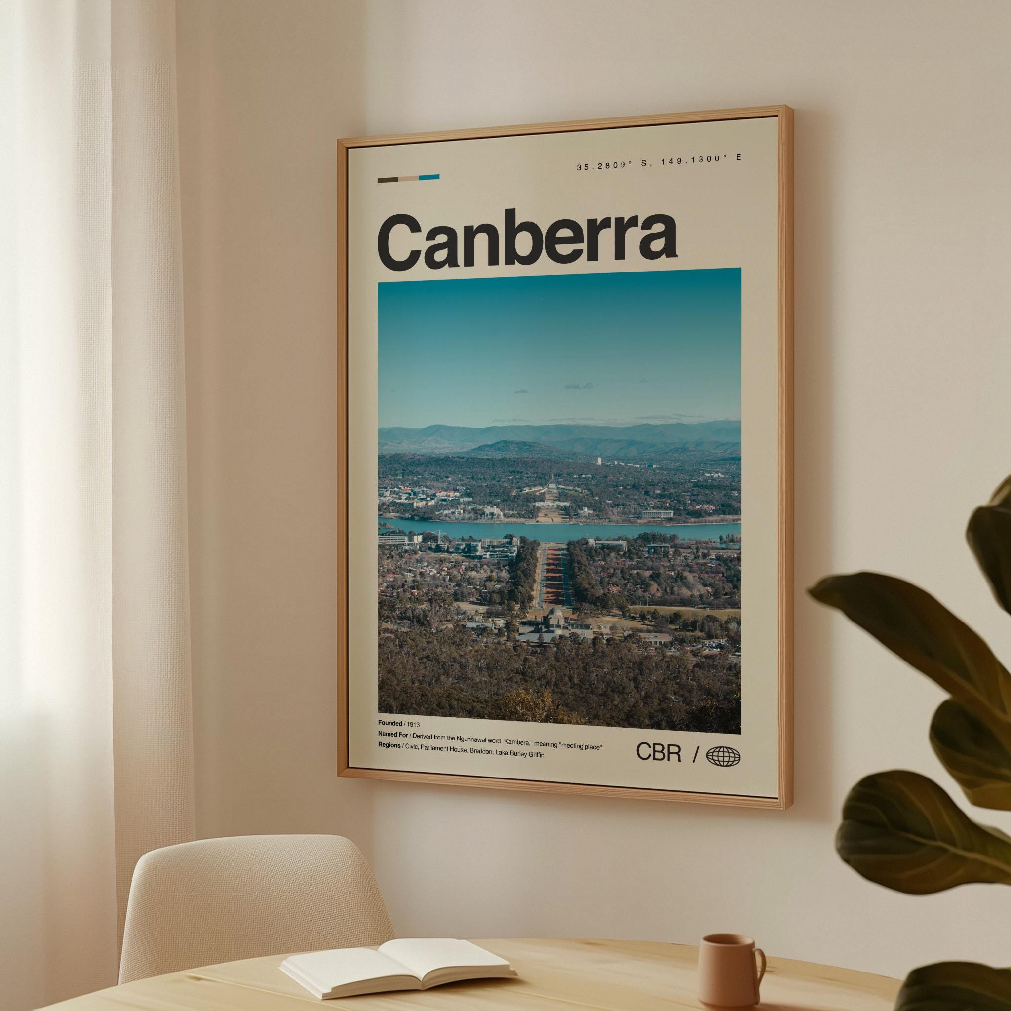 Canberra Print, Canberra Wall Art, Canberra Poster, Canberra Photo, New ...