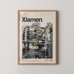 Xiamen Print China, Xiamen Wall Art, Xiamen Poster, Xiamen Photo, Fujian, Gulangyu Island, Nanputuo Temple, Hulishan Fortress, Xiamen