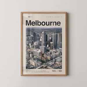 Melbourne Print Australia No 2, Melbourne Wall Art, Melbourne Poster, Melbourne Photo, Melbourne Wall Decor, Victoria