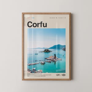 Corfu Print, Corfu Wall Art, Corfu Poster, Corfu Photo, Corfu Wall Décor, Kerkyra, Κέρκυρα, Greece, Ionian Islands