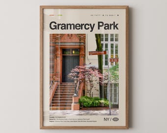 Gramercy Park Print New York, Gramercy Park Wall Art, Gramercy Park Poster, Gramercy Park Photo, Gramercy Park Hotel, The National Arts