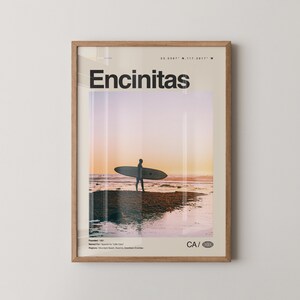 Encinitas Print California, Encinitas Wall Art, Encinitas Poster, Encinitas Photo, Moonlight Beach, San Diego Botanic Garden, Swami’s Beach