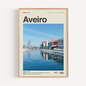 Aveiro Poster schwarz und weiß, Aveiro Wandkunst, Aveiro Poster, Aveiro Foto, Aveiro Wanddekor, Aveiro Karte, Portugal