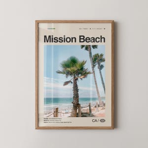 Mission Beach Print California, Mission Beach Wall Art, Mission Beach Poster, Mission Beach Photo, Belmont Park, Ocean Front Walk, South