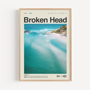 Broken Head Print Schwarzweiß, Broken Head Wandbild, Broken Head Poster, Broken Head Foto, Broken Head Wanddekor, Broken Head Map