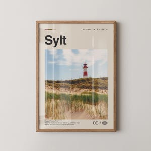 Sylt Print, Sylt Wall Art, Sylt Poster, Sylt Photo, Sylt Wall Décor, Sylt Map, Germany