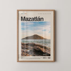Mazatlán Print México, Mazatlán Wall Art, Mazatlán Poster, Mazatlán Photo, Malecón, El Faro Lighthouse, Plaza Machado, Cathedral Basilica image 1