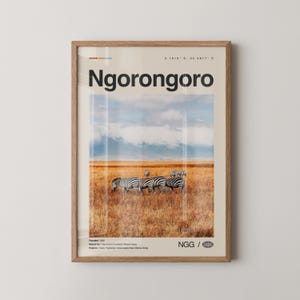 Ngorongoro Print, Ngorongoro Wall Art, Ngorongoro Poster, Ngorongoro Photo, Ngorongoro Wall Décor, Ngorongoro Map, Tanzania