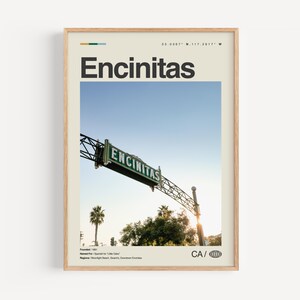 Encinitas Print Kalifornien, Encinitas Wandkunst, Encinitas Poster, Encinitas Foto, Moonlight Beach, San Diego Botanic Garden, Swami’s Beach