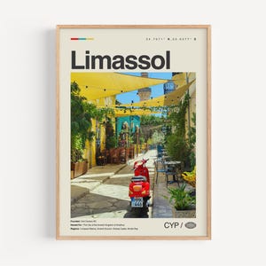 Limassol Print Limassol, Cyprus Wall Art, Limassol Poster, Limassol Photo, Limassol Castle, Marina, Kourion, Wine Festival, Governor’s Beach