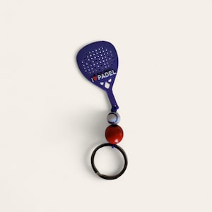 Llavero Pala de Pádel - Accesorio Personalizado para Aficionados al Pádel - Gadget Pista de Pádel Impreso en 3D