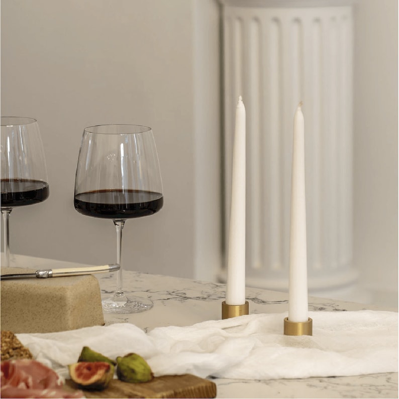 Dripless Taper Candles, Long Burn Time, Nontoxic, Stearin Based Etsy