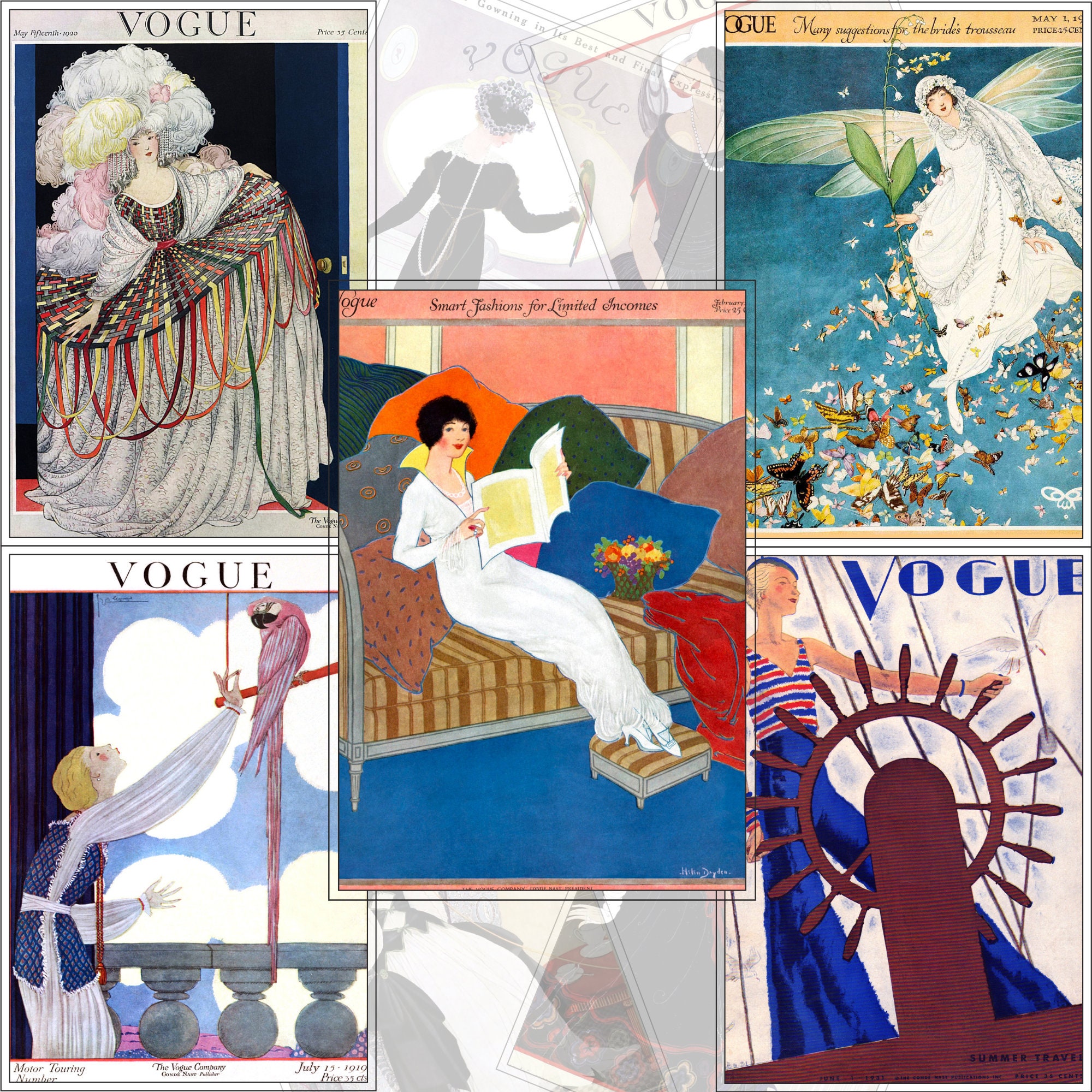 Vogue Poster, Retro Vogue Print, Vintage Vogue Poster, Luxury Fashion ...