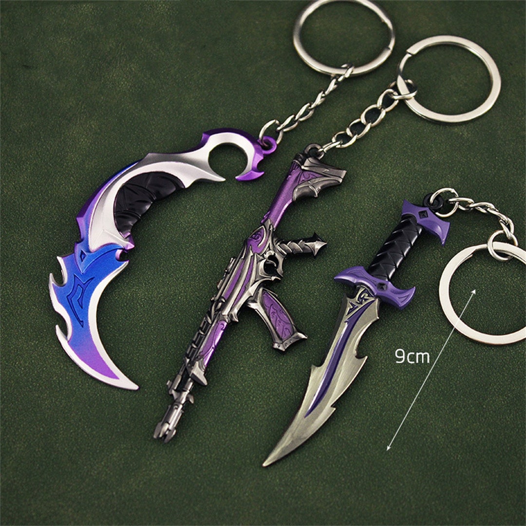 Valorant Weapons Keychains Valorant Keychain Gift Reaver Etsy