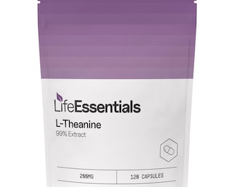 L-Theanine Capsules - 99% Extract - 200mg x 120 Capsules