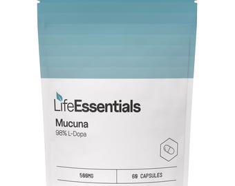 Kapsułki Mucuna - 98% L-Dopa - 500 mg x 60