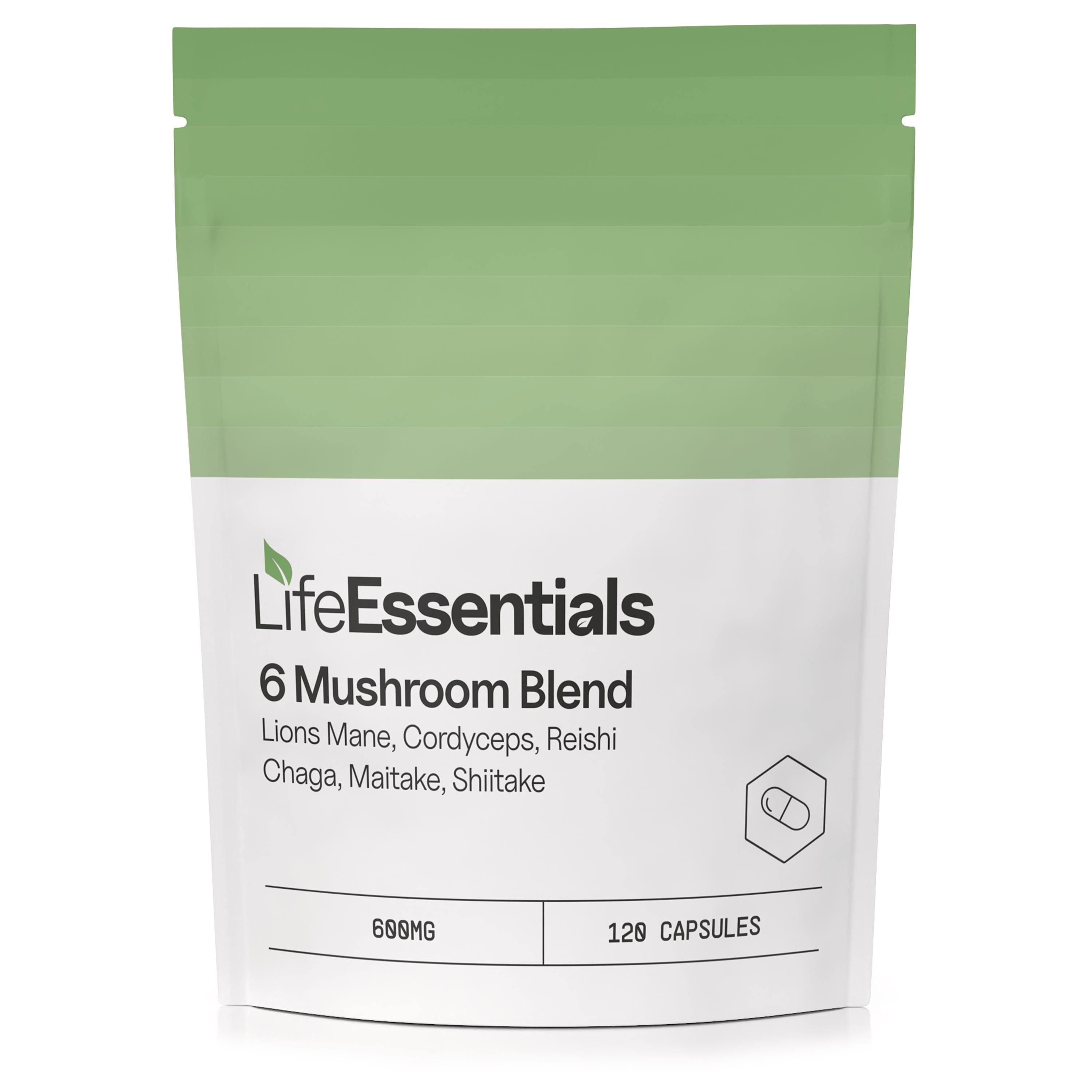 Complément Alimentaire Vegan Vitality Aux Champignons (Lion's Mane, Reishi, Chaga) 120 Capsules