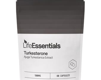 Turkesterone Capsules - Ajuga Turkestanica Extract - 500mg x 60