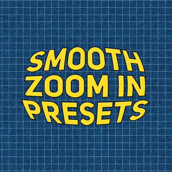 Smooth Zoom In Effects Presets Pack for Premiere Pro
